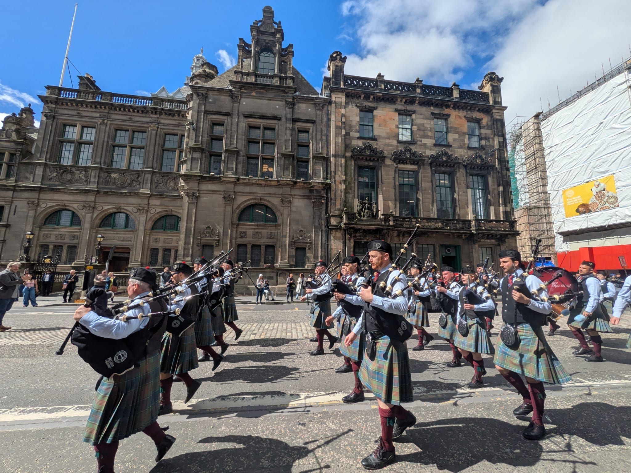 Stockbridge Pipe Band - May Day, Edinburgh - May 2025
